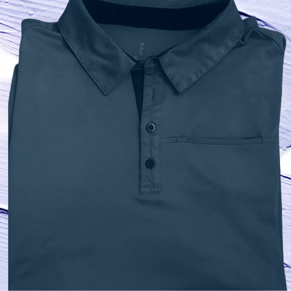 Men's Toyota branded Lite Blue Golf Polo Shirt Large - Picture 3 of 4